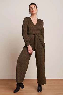 King Louie Overall Zita Jumpsuit Ruby Jaquard GrXS-L - Bild 1 von 4