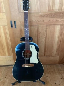 Gibson 60s J-45 Ebony Acoustic Guitar 2013 w/Case From JAPAN - Picture 1 of 10