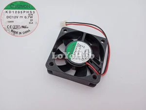 SUNON KD1205PHS3 12V 0.7W 5CM 5015 2-wire 2-pin silent cooling fan - Picture 1 of 6