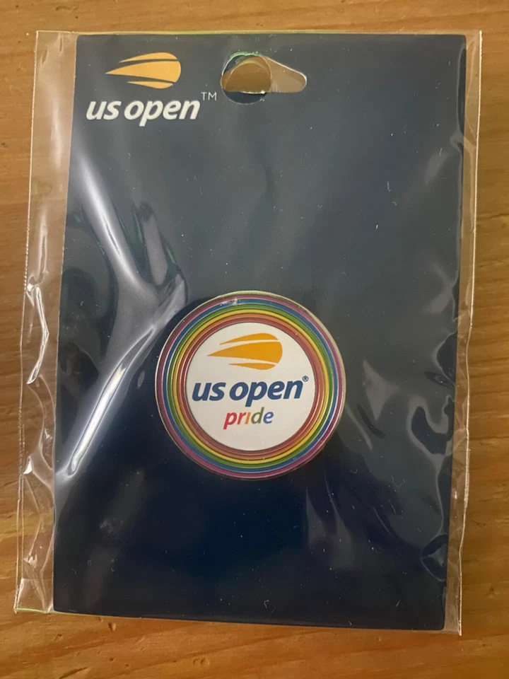 US Open Pride  2024 Pin Official Logo Authentic Collectible - Sinner Fritz - NEW - Image 1 of 1