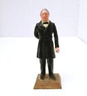 Statue miniature Marx Toys John Tyler 10e président en plastique vintage
