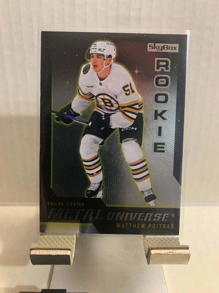 2023-24 Metal Universe '08-09 Retros Matthew Poitras Rookie #R-2 Boston Bruins - Image 1 of 2