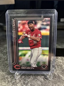 2025 Topps Serie 1 - Will Benson #52 Nero /74 - Foto 1 di 3