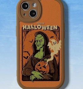 Halloween Ghost Apple IPhone 11 Pro XS X Silicone Case Brown Green Mona Lisa - Photo 1 sur 1