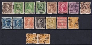 VERY FINE USED GEORGE WASHINGTON SET US #704-715 CV$4.00 - Picture 1 of 1