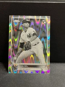 2022 Topps Chrome Sonic Luis Gil RC #202 Black & White RayWave Parallel - Picture 1 of 2