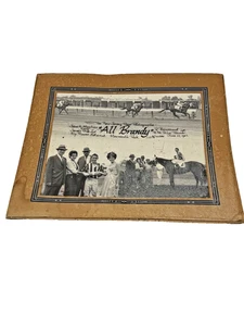 Antikes Pferderennen Sieger Rasen Pix Foto Original 1962 alle Brandy Presse - Bild 1 von 20