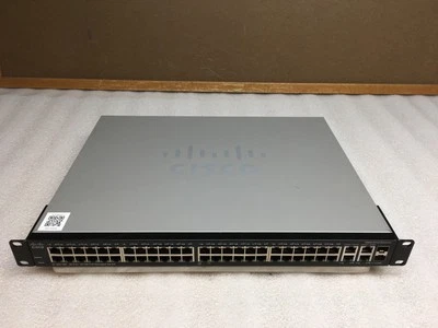 Cisco SF300-48P 48-Port 10/100 PoE Managed Network Switch SRW248G4P-K9 V02 - Image 1 of 4