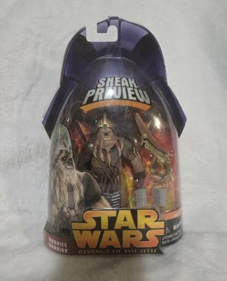 2005 Star Wars Wookiee Warrior Sneak Preview Figure Revenge of the Sith ROTS  - Image 1 of 4