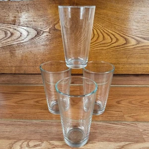 Juego de 4 vasos de vidrio transparente Libbey de 16 OZ vasos - Imagen 1 de 6