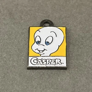 Ciondolo Collana Smaltata Vintage Casper Il Fantasma Amico - Anni 90 - Foto 1 di 13