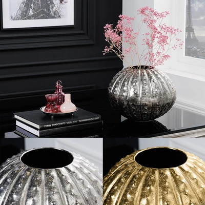 Design Deko Vase ABSTRACT 30cm FARBWAHL Handarbeit Hammerschlag Blumenvase - Bild 1 von 4