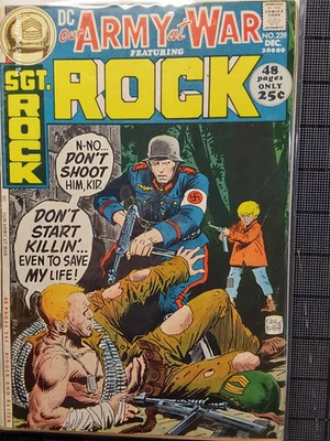 DC Comics OUR ARMY AT WAR 239 Sgt Rock (1971) Joe Kubert Cover - Image 1 of 4