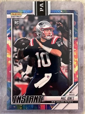 2021 Panini Instant Mac Jones VERSICOLOR SSP #’d /5 Rookie 49ers 1st of Run READ - Image 1 of 2