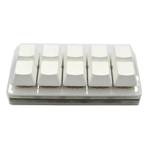 10-Key Programmable Keyboard With Cable Macro keypad For Windows Linux Android - Picture 1 of 5