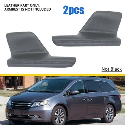 Пара подходит для Honda Odyssey 2011-2016 2017 годов выпуска дверные панели подлокотник виниловый чехол отделка серый - Изображение 1 из 4