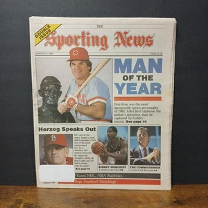 Vintage The Sporting News 1/6/86, Pete Rose Man of the Year - Picture 1 of 4