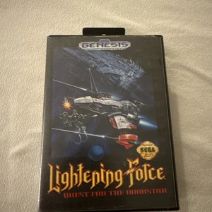 Lightening Force Quest for the Darkstar CIB con manuale - Sega Genesis - Foto 1 di 8