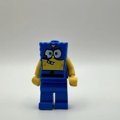 LEGO Sponge Bob Square Pants Super Hero Minifigure Pre-owned No Cape - Image 1 of 3