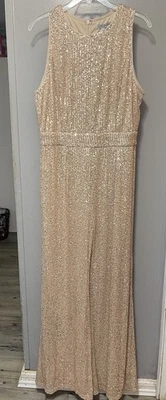 Mono de lentejuelas Baltic Born oro rosa XL nuevo con etiquetas Foto 1 de 3