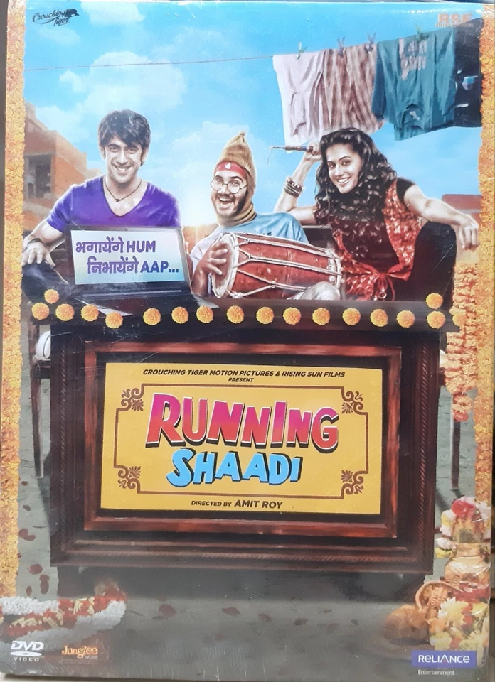 Running Shaadi - Tapasee Pannu, Amit Sadh - Bollywood Hindi Movie DVD - Image 1 of 1
