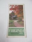 Vintage 1978 Virginia State Highway Travel Road Map-Box 36