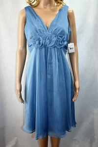 Vestido formal para mujer Liliana talla 10 azul sin mangas - Imagen 1 de 7