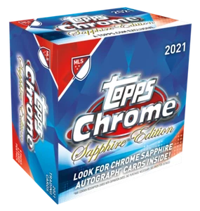 2021 Topps MLS Chrom Saphir Edition FUSSBALL versiegelt Hobby Box - Bild 1 von 1