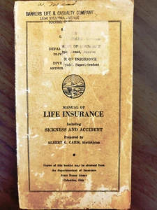 1956 State of Ohio Manual of Life Insurance including Sickness and Accident - Picture 1 of 6