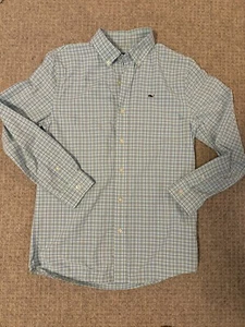 VINEYARD VINES Boys Performance Whale Shirt Button Down MEDIUM 12-14 Worn Once - Picture 1 of 3