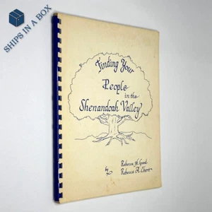 Genealogy Guide "Finding Your People in the Shenandoah Valley", 1984, Comb Bound - Picture 1 of 15