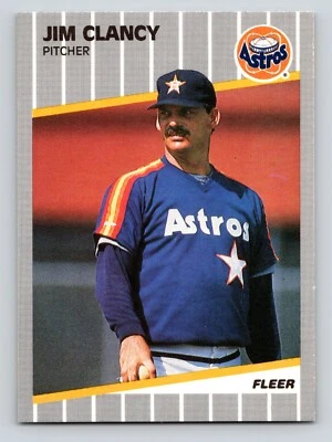 1989 Fleer Update - Jim Clancy #U-88 - Image 1 of 2