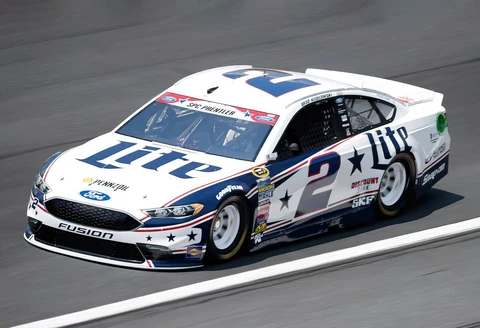 Brad Keselowski Miller Lite NASCAR 13x19 Poster Gloss Photo Print BKB2 Cover
