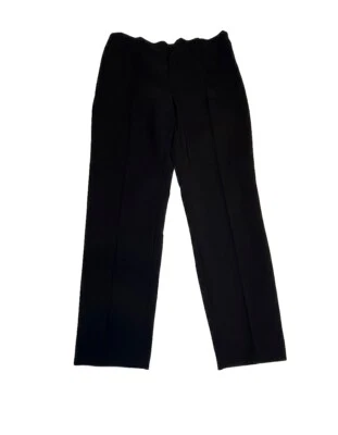 Nicole Miller, Nueva York Pantalones Pull On Negros Elastizados Nylon/Spandex, Talla M  Foto 1 de 4