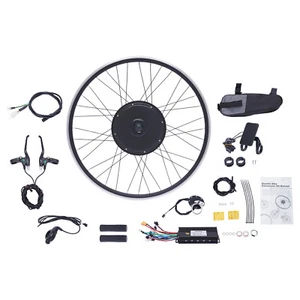 Electric Bicycle Motor Conversion Kit Front/Rear Wheel E-Bike Hub w/ LCD - Picture 1 of 30