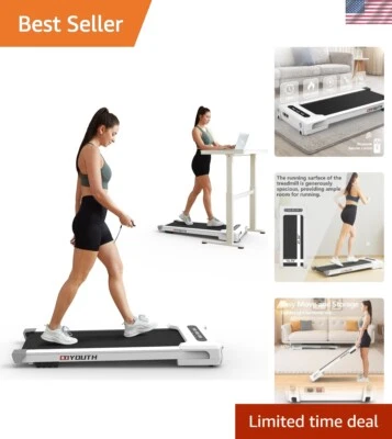 All-in-One Under Desk Treadmill - Monitor Progress with LED Display & Remote - Image 1 of 4