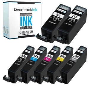 Cartuchos de tinta compatibles 7PK con OSI 225-226 para Canon PIXMA MG6120 MG6220 MG8120 - Imagen 1 de 1