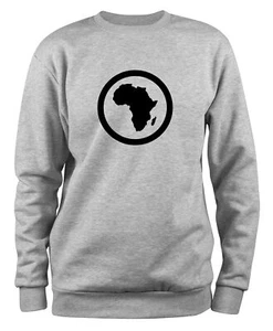 Styletex23 Sudadera para Hombre Black Power África Continente - Imagen 1 de 6