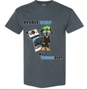 Dackel Weenie Hund Wiener Hund Herren Damen Unisex T-Shirt - Bild 1 von 2