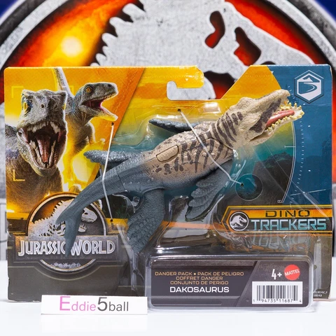 NEW RARE 2023 Mattel Jurassic World Dino Trackers Wave: Dakosaurus Toy Figure Cover