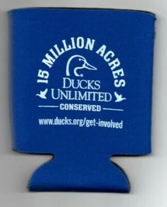 2021 Ducks Unlimited Drink Cozy Koozie Koozy NEU 15 Millionen Acres  - Bild 1 von 1