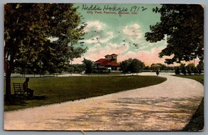 Postcard Denver CO c1912 City Park Pavilion CDS Machine Cancel - Picture 1 of 2