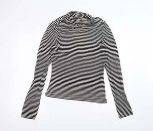 H&M Womens Grey Viscose Blend T-Shirt Size S - Picture 1 of 12