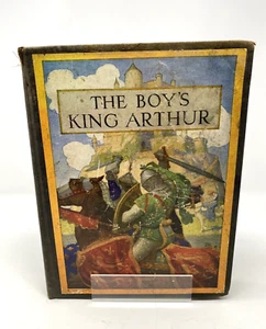 THE BOY'S KING ARTHUR N.C. Wyeth Scribner's 1926 Mylar Cover - Picture 1 of 9