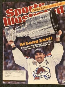 SI: Sports Illustrated 18. Juni 2001 Endlich: Ray Bourque, Avalanche, sehr guter Zustand - Bild 1 von 6