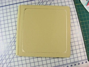 CREATIVE MEMORIES 12 X 12 Scrapbook with 27 pages & 27 page protectors - Chamois - Picture 1 of 2