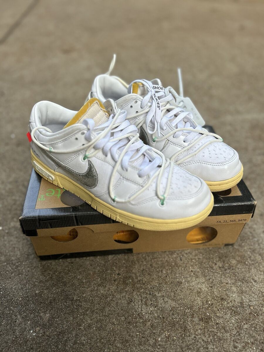 Nike Off-White x Dunk Low Lot 01 of 50 for Sale Nike Off-White x Dunk Low Lot 01 of 50 for Sale