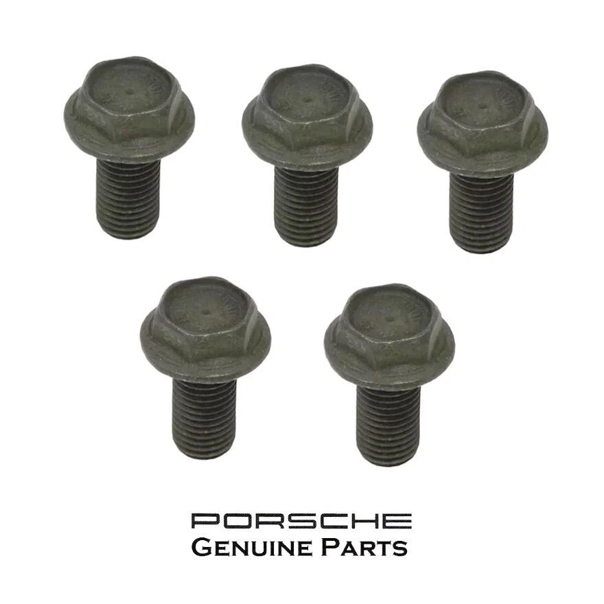 Porsche 912E 914 (1970-1976) Flywheel Bolt (SET of 5) N014336B - Image 1 of 1