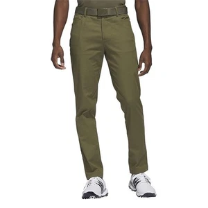 Adidas Golf Go-To 5 Pocket Pants 'Olive Strata / Khaki' - Size Medium (32"x32") - Picture 1 of 5