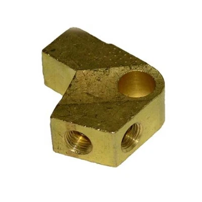 1970-76 Mopar A B E Body Rear Brake Flex Hose Brass Tee Block Cuda Challenger - Image 1 of 4